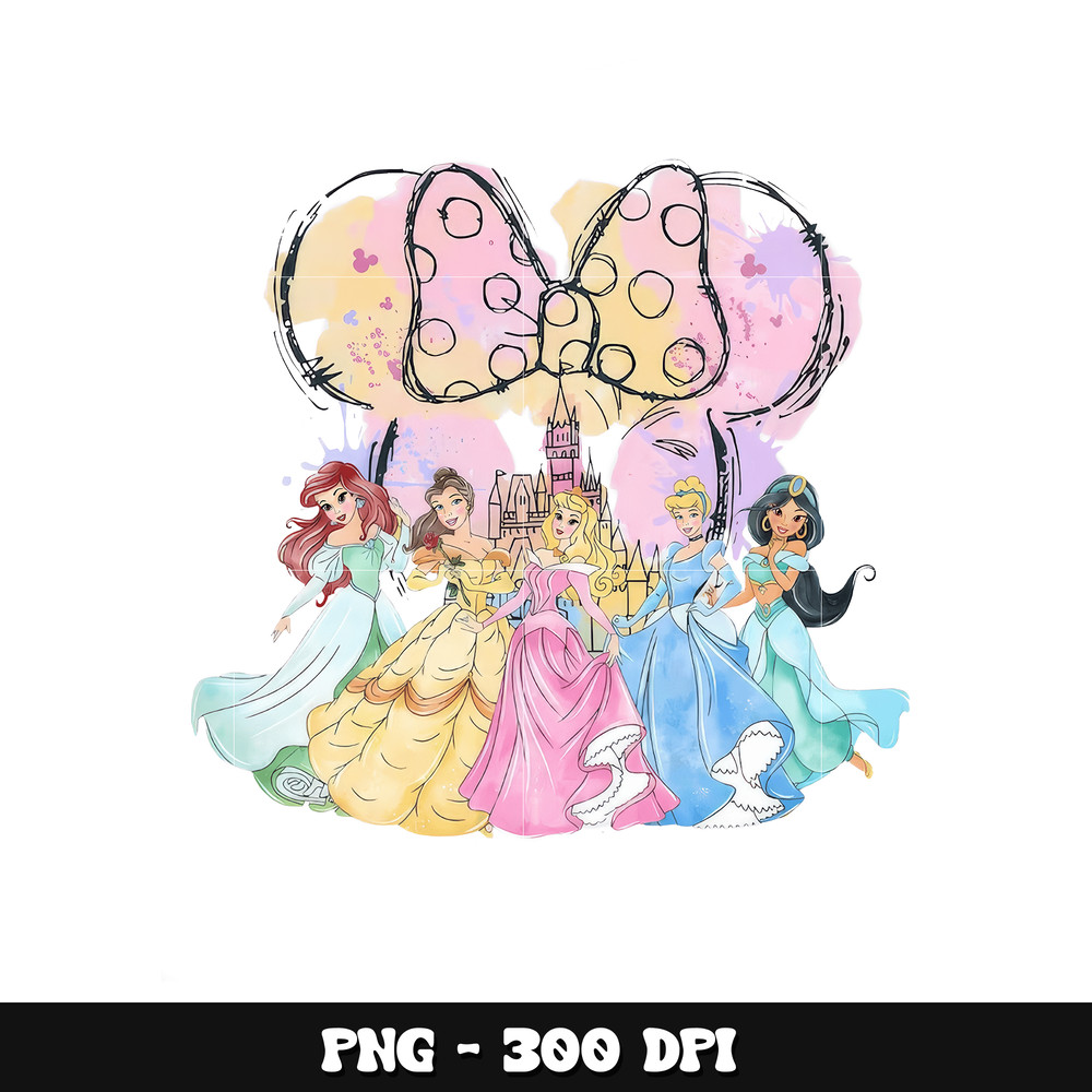 Minnie x disney princess png