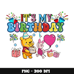 pooh baby it's my birthday png