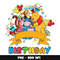 Pooh friends birthday png