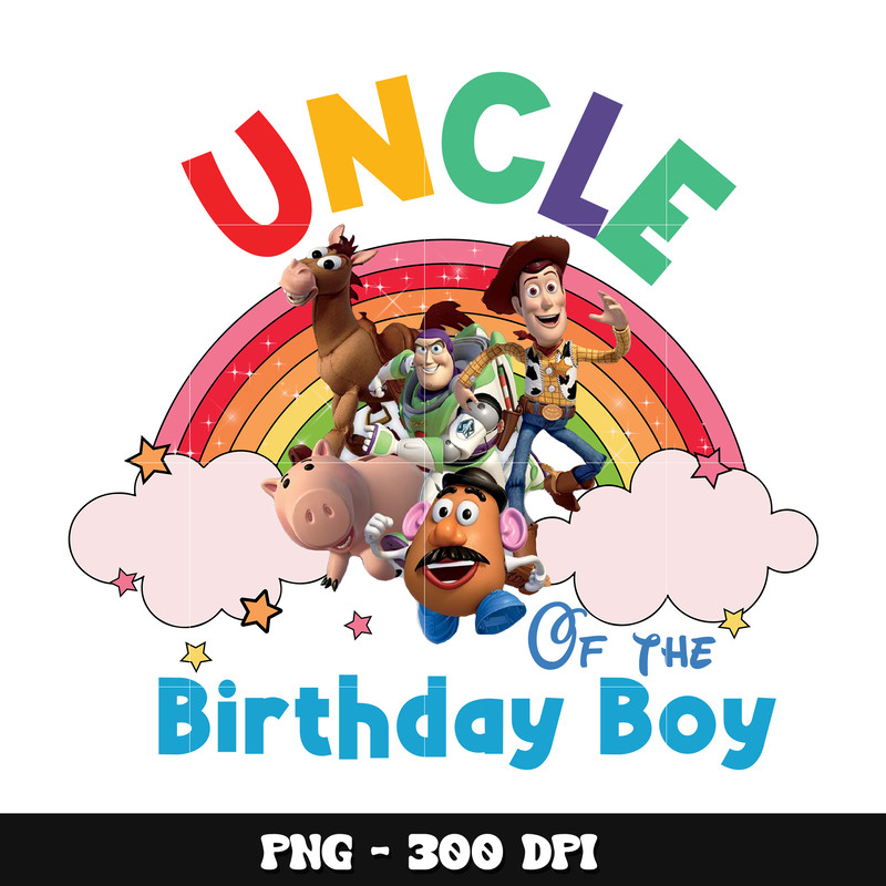 Tiy story uncle of the birthday boy png