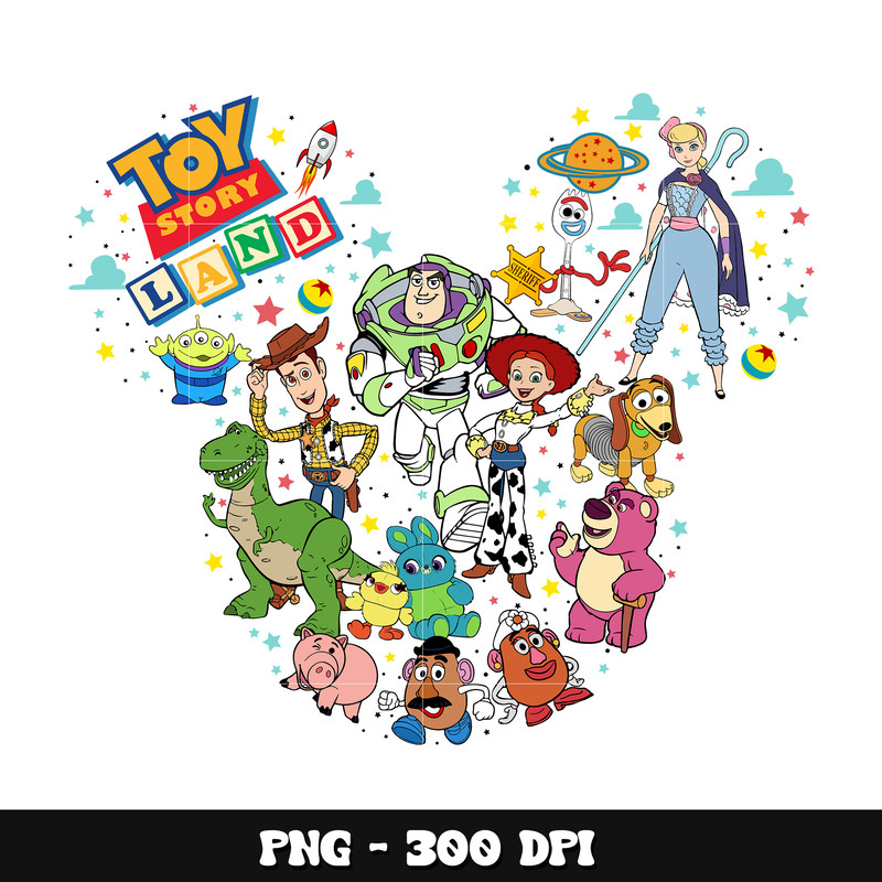 Toy story land png design