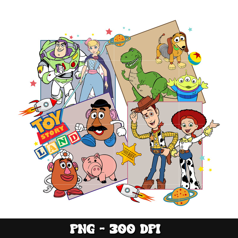 Toy story land png