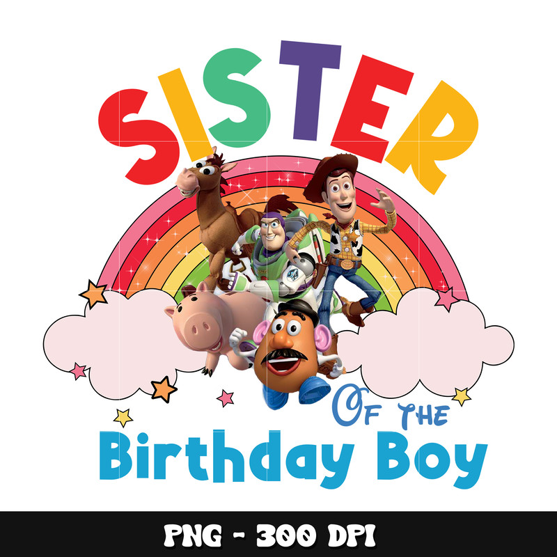 Toy story sister of the birthday boy png