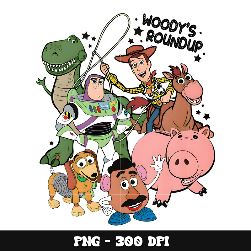 Toy story woody's roundup png