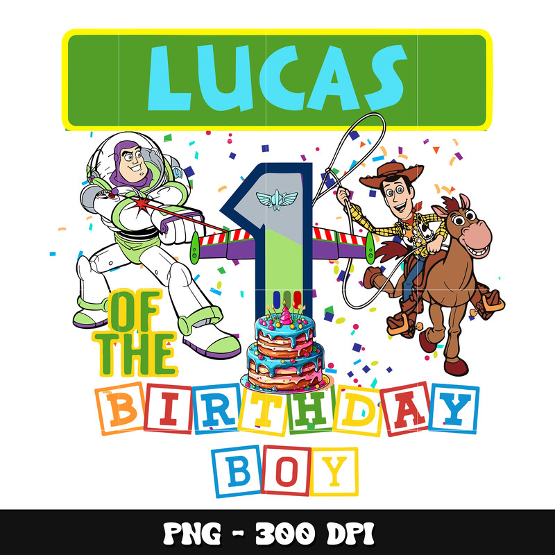 Woody 1st of the birthday boy png