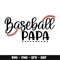 Baseball papa svg