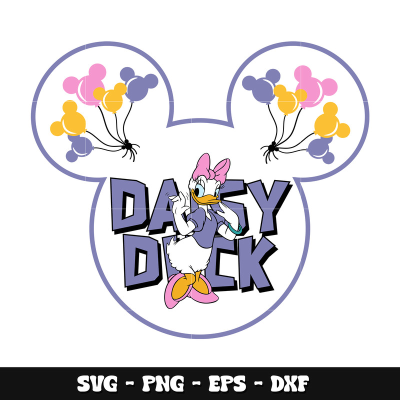 Daisy duck x mickey svg