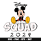 Disney mickey squad svg