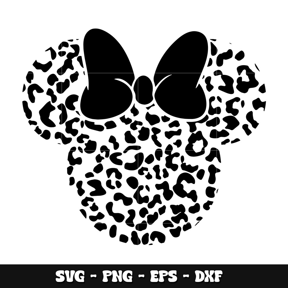 Disney minnie head svg