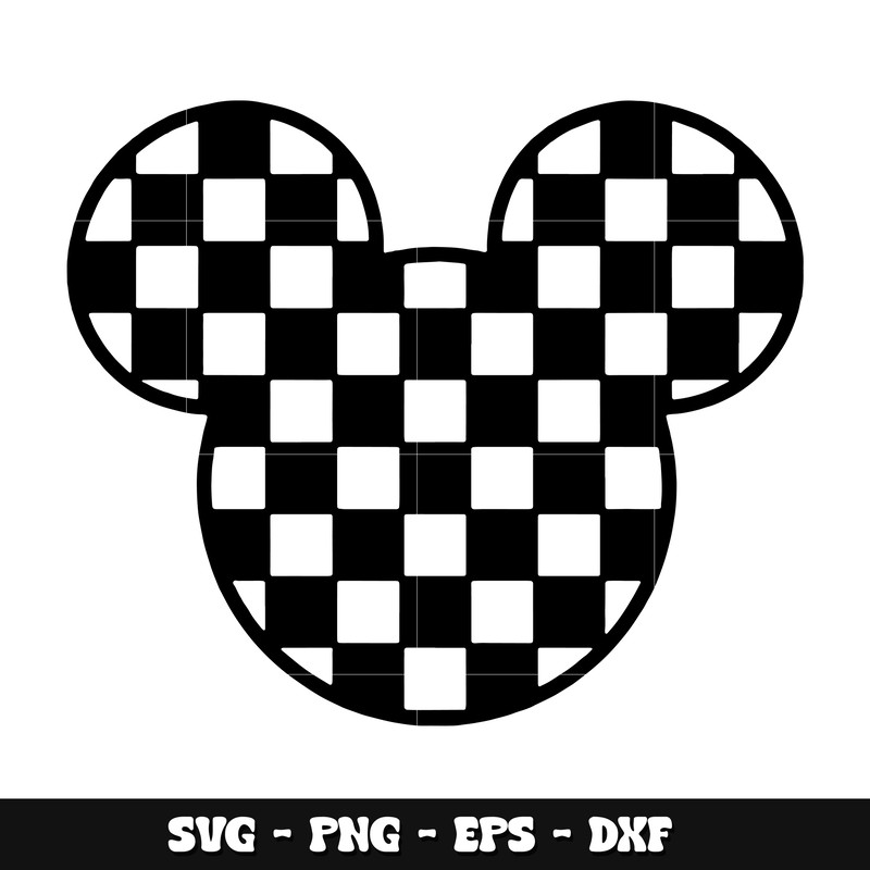 Mickey disney head svg