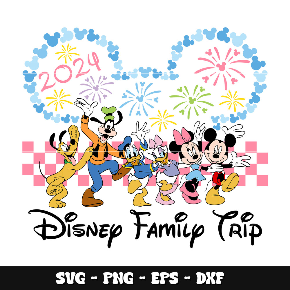 Mickey friends disney family trip svg