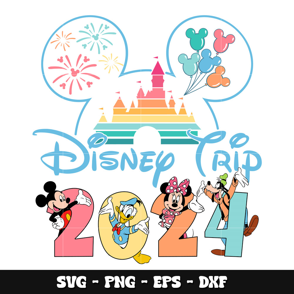 Mickey friends disney trip 2024 svg