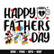 Mickey friends happy father's day svg
