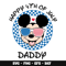 Mickey happy 4th of july daddy svg