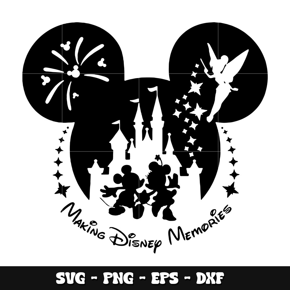 Mickey making disney memories svg