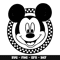 Mickey mouse disney head svg