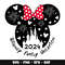 Minnie disney family vacation svg design