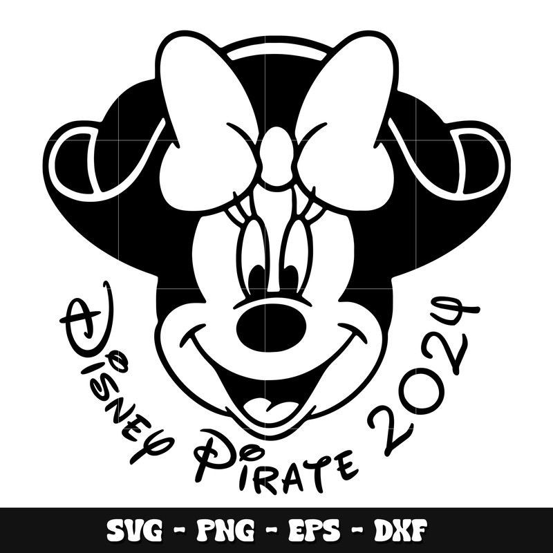 Minnie disney pirate 2024 svg