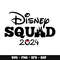 Minnie disney squad 2024 svg
