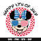 Minnie happy 4th of july svg