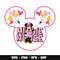 Minnie mouse head disney svg
