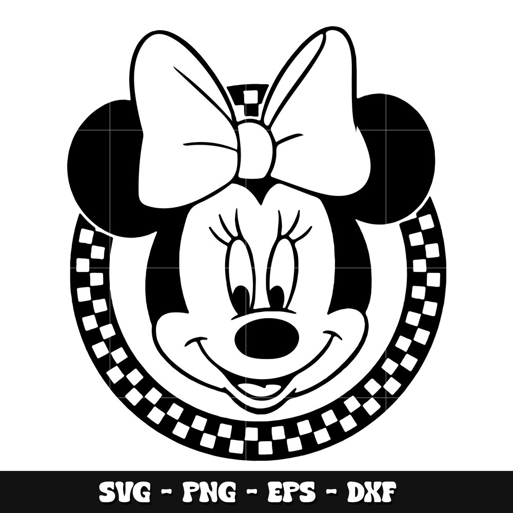 Minnie mouse head svg