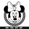 Minnie mouse head svg