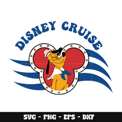 pluto disney cruise svg