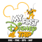 Pluto my first disney trip svg