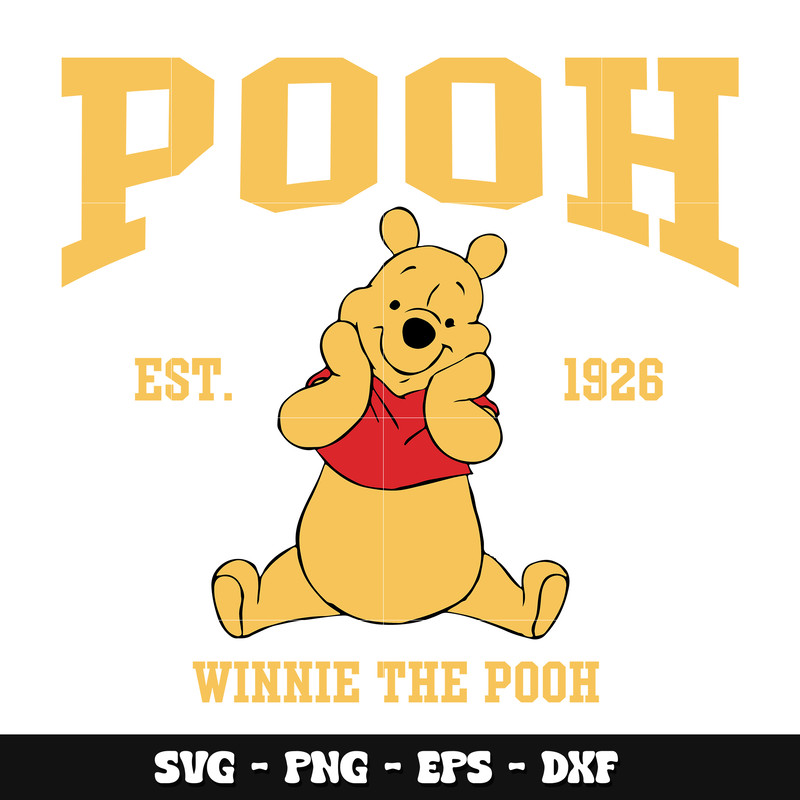 Pooh est 1926 svg