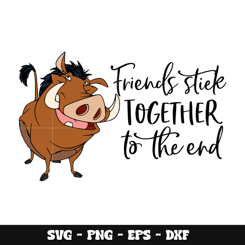 Pumbaa to the end svg