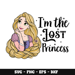 rapunzel im the lost princess svg