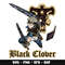 Asta anime svg, Black clover svg
