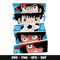 Captain tsubasa characters eyes svg, anime svg