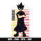 Fumikage Tokoyami svg, My hero academia anime svg