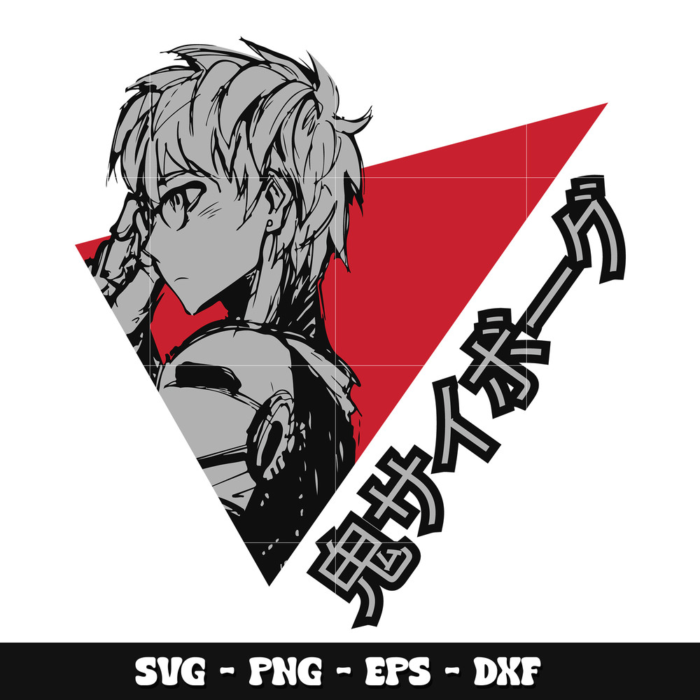 Genos manga svg, anime svg