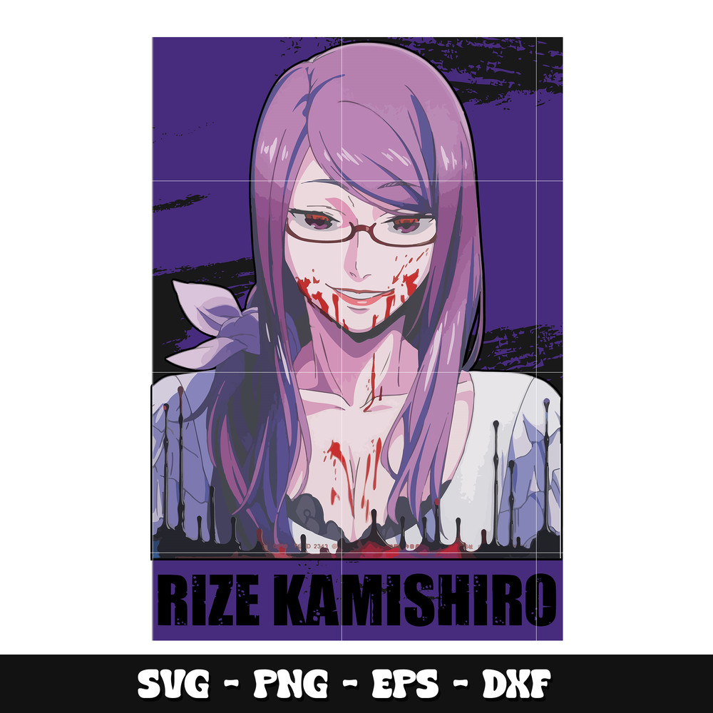 Kamishiro rize svg, Tokyo ghoul svg