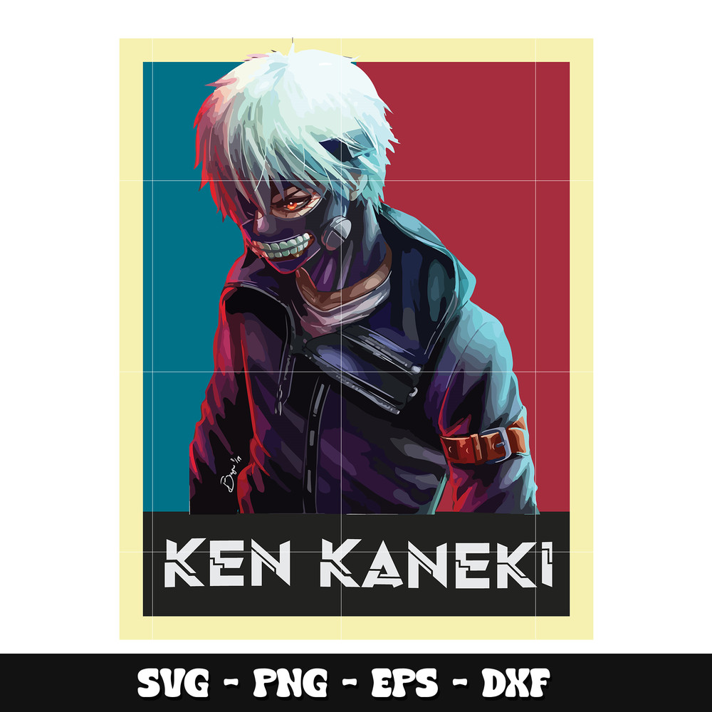 Kaneki Ken anime svg, Tokyo ghoul svg