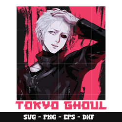 kaneki ken svg, tokyo ghoul anime svg