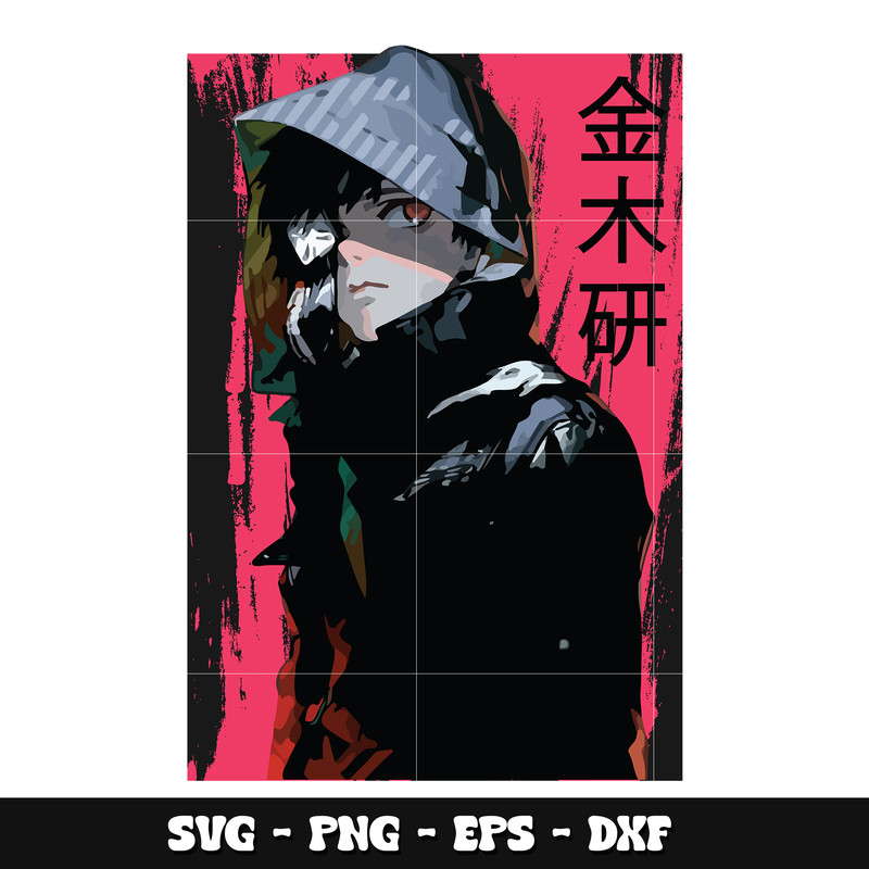 Kaneki sad anime svg, Tokyo ghoul svg