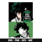 One for all Deku svg, My hero academia svg