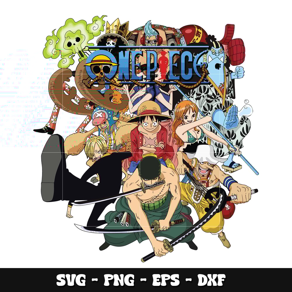 One piece svg, One piece anime svg