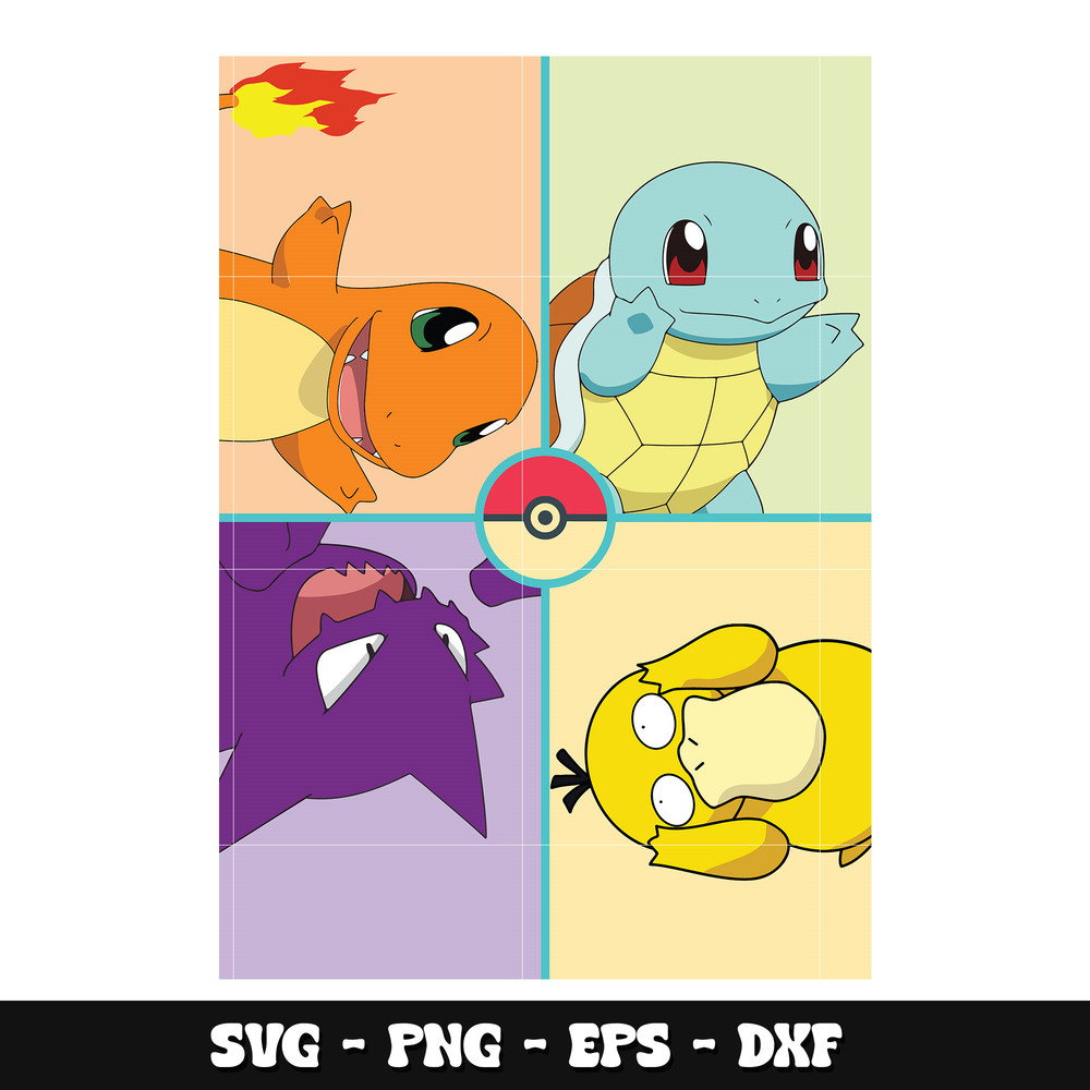 Pokemon best design svg, Pokemon anime svg
