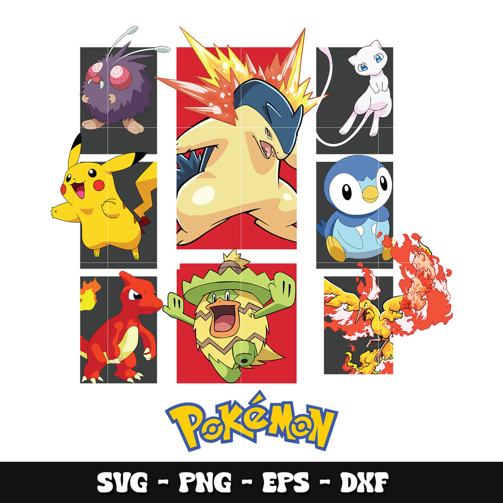Pokemon best list svg, Pokemon anime svg