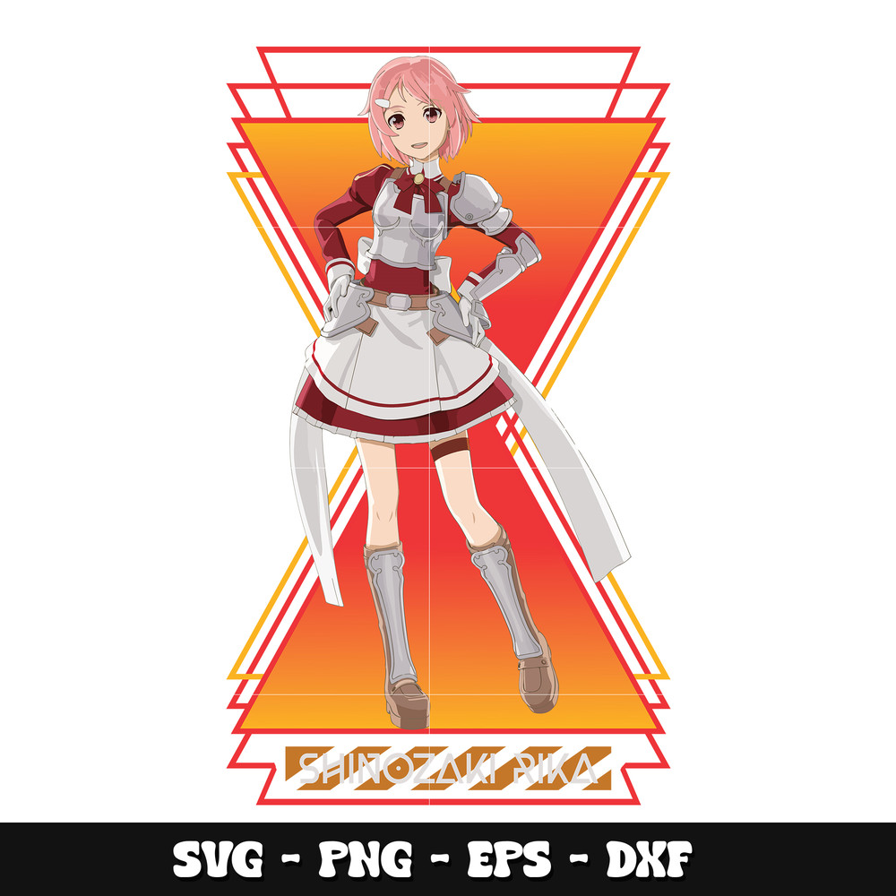Rika Shinozaki svg, Sword Art Online svg