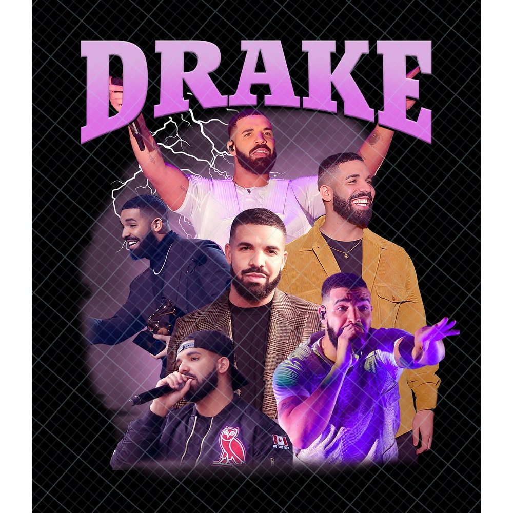 Drake Png, Drake Rapper T-Shirt Design, It's All A Blur Tour 2024 Png, Big As The What Tour Png, Install Download Png.jpg