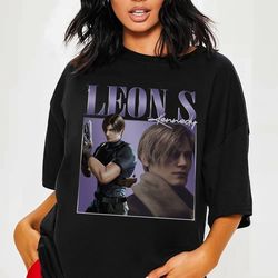 vintage leon kennedy shirt, bootleg leon kennedy shirt, resident evil 4 shirt | re4 shirt, video game shirt