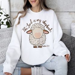 The Lord is my Shepherd Png, Easter Sublimation Png, Lord's Prayer, png for Easter, Christian Artwork, Christian Easter