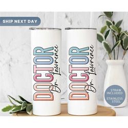 personalized doctor tumbler  doctor graduation gifts  doctor appreciation gifts  gift for doctor  custom doctor travel c