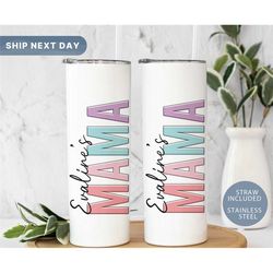personalized mama tumbler  custom mama tumbler with name  mother's day gift  tumbler gift for mommy  custom mom travel c